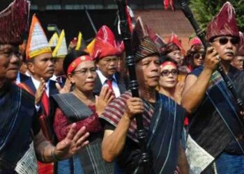 Ilustrasi adat Batak Toba