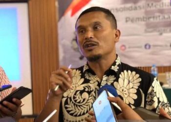 Koordinator Divisi Hubungan Masyarakat, Data Informasi Bawaslu Sumut, Saut Boangmanalu.