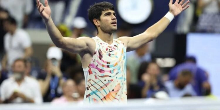 Kalahkan Marozsan, Alcaraz Melenggang ke Perempat Final Indian Wells 1 Carlos Alcaraz