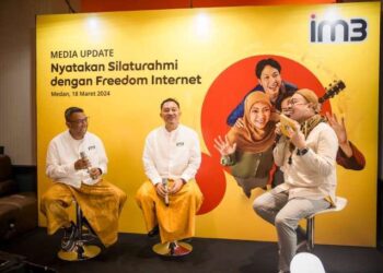 Media Update Kampanye 'Nyatakan Silaturahmi dengan Freedom Internet' di Medan