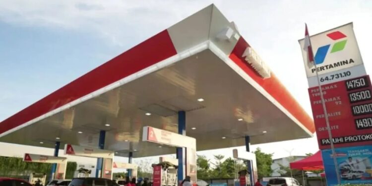 Pastikan Kesiapan BBM Arus Mudik, Komut Pertamina Tinjau SPBU Rest Area KM 57 1 SPBU.