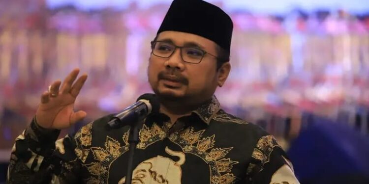 Kemenag Bakal Sanksi Travel Penyedia Visa selain Visa Resmi Haji 1 Menteri Agama RI, Yaqut Cholil Qoumas.