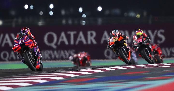 Martin Rebut Pole MotoGP Qatar, Bagnaia Posisi Lima 1 Kualifikasi MotoGP Qatar.