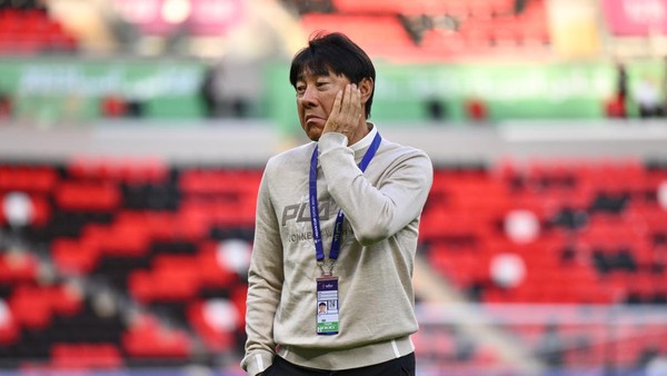 Takluk 0-2 Lawan Qatar, STY Kecewa Kepemimpinan Wasit 1 Pelatih Timnas Indonesia, Shin Tae-yong.