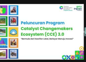 Peluncuran program Catalyst Changemakers Ecosystem (CCE) 3.0 dengan tema #LokalBerdaya