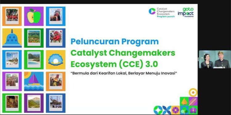 CCE 3.0 Dorong Inovasi Lokal Ciptakan Dampak Multidimensional 1 Peluncuran program Catalyst Changemakers Ecosystem (CCE) 3.0 dengan tema #LokalBerdaya