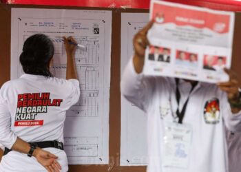 Ilustrasi perhitungan suara Pemilu 2024