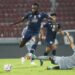 Pascapenundaan Liga 1, Arema FC Atur Ulang Program Tim 2 Pesepakbola Arema FC Charles Lokolingoy dalam pertandingan Liga 1 2023/2024 melawan Persebaya Surabaya di Stadion Kapten I Wayan Dipta, Gianyar, Bali, Rabu (27/3/2024).