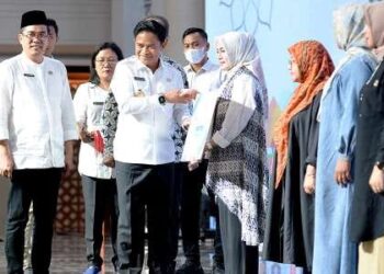 Fasilitasi Sertifikat Halal Self Declare bagi 1.000 UMKM, di Aula Raja Inal Siregar, Kantor Gubernur Sumut, Jalan Diponegoro, Medan, Rabu (20/3/2024)
