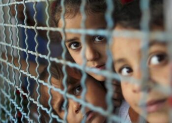 Potret anak-anak Palestina