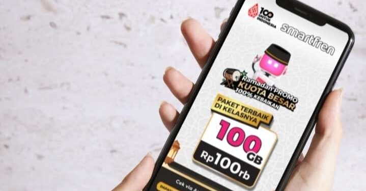 Promo paket data spesial dari Smartfren dalam menyambut momen Ramadan dan Idulfitri 1445 H.