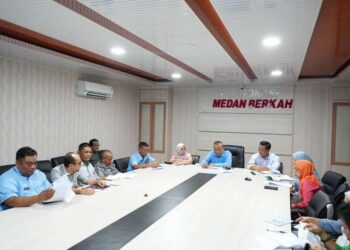 Rapat koordinasi Tim Jejaring Keamanan Pangan Daerah Kota Medan.