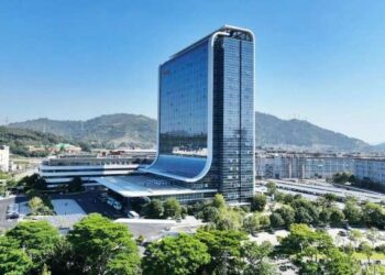 Tangkapan layar kompleks gedung Contemporary Amperex Technology Ltd (CATL), produsen baterai lithium-ion otomotif terbesar China, di Ningde, Provinsi Fujian, China