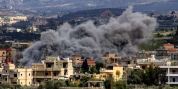 Rumah Warga Lebanon Dihantam Serangan Israel, 5 Tewas 1 Serangan Israel di perbatasan selatan Lebanon