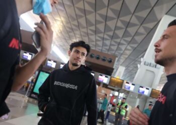 Skuad Garuda sebelum bertolak ke Vietnam.