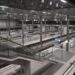 Peron kosong di Stasiun Kereta Pusat Berlin di Berlin, Jerman, yang diambil pada 10 Januari 2024