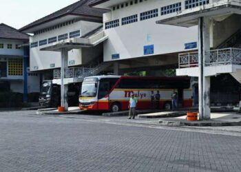 Terminal Giwangan Yogyakarta.