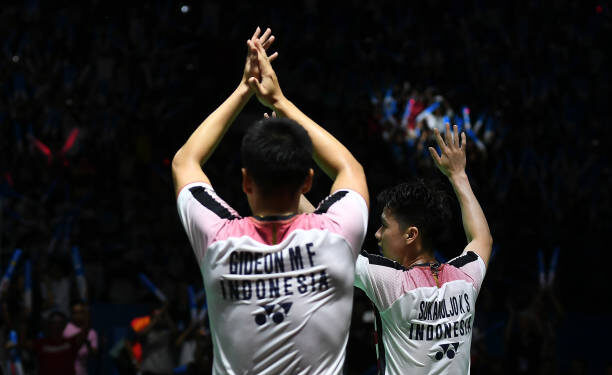 Terkait Keputusan Pensiun Marcus, PBSI akan Panggil The Minions 1 'The Minions' Marcus Fernaldi Gideon/Kevin Sanjaya