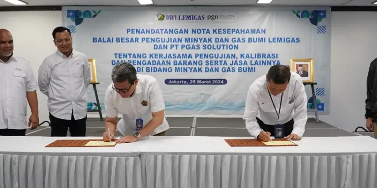 PGN Solution-LEMIGAS Kerja Sama di Bidang Minyak dan Gas Bumi 1 Penandatanganan MoU.