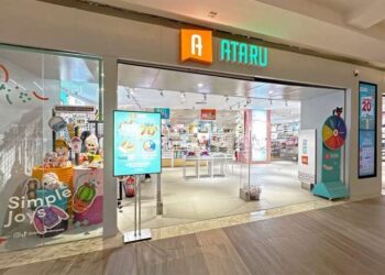 ATARU di Delipark Mall, Medan.