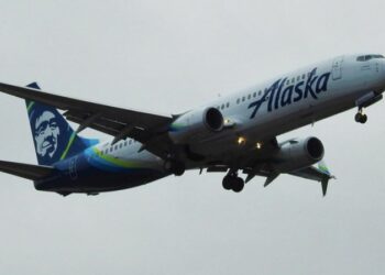 Pesawat Alaska Airlines.
