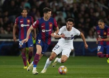 Barcelona kalah 1-4 dari PSG, di Camp Nou.