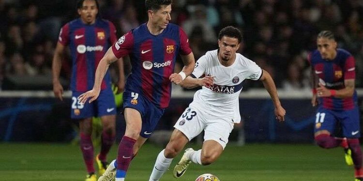 Barcelona Langsung Out dari Dua Ajang Berbeda Usai Dikalahkan PSG 1 Barcelona kalah 1-4 dari PSG, di Camp Nou.