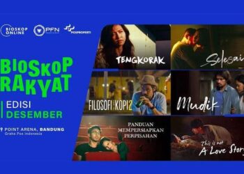 Bioskop Online berkolaborasi dengan Produksi Film Negara (PFN) dan Pos Properti menghadirkan sebanyak 6 film pilihan dalam program Bioskop Rakyat.