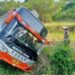Hari Raya Idulfitri, Polri Catat 199 Kejadian Kecelakaan 2 Bus Rosalia Indah mengalami kecelakaan di ruas Tol Semarang-Batang, Jawa Tengah, Kamis (11/4/4024).