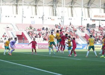 Duel Timnas Indonesia U-23 vs Australia di matchday 2 Grup A Piala Asia U-23 2024, di Abdullah bin Khalifa Stadium, Kamis (18/4/2024) malam.