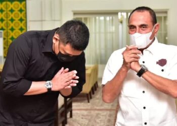 Edy Rahmayadi menyatakan kesiapannya bersaing dengan Bobby Nasution di Pilgub Sumut.
