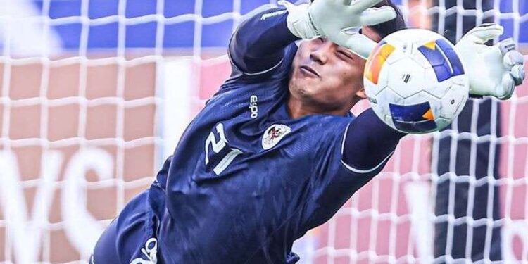 Pelatih Australia Puji Ernando Ari: Dia Tampil Luar Biasa! 1 Kiper Timnas U-23 Indonesia, Ernando Ari Sutaryadi.