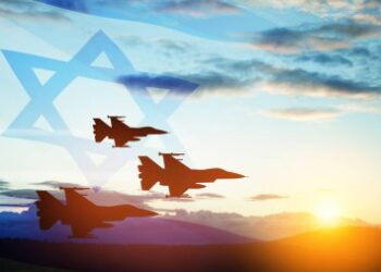 Ilustrasi Israel mulai serang Iran.