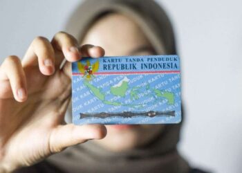 Ilustrasi KTP.