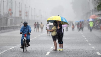 Cuaca Relatif Kondusif di Mudik Lebaran, BMKG: Waspadai Potensi Hujan 1 Ilustrasi hujan.