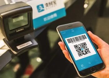 Ilustrasi pembayaran Alipay.