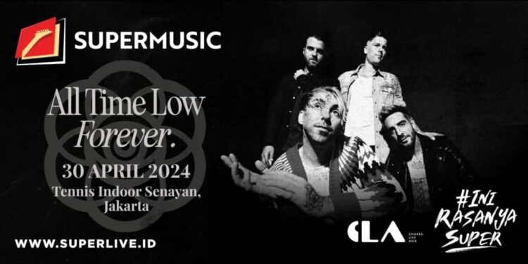 All Time Low Gelar Konser Supermusic di Jakarta 30 April 1 Poster Konser Supermusic All Time Low di Jakarta.