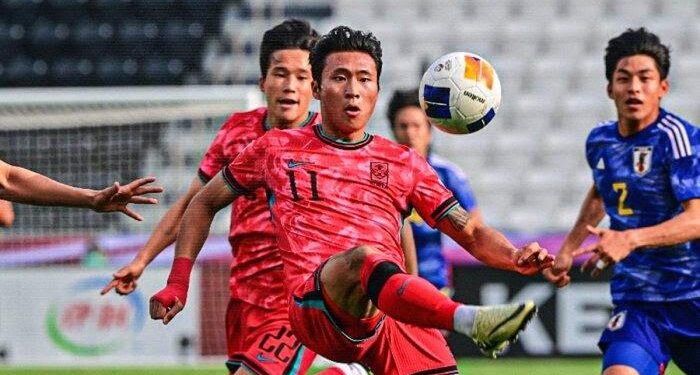 Perempatfinal Piala Asia U-23, Indonesia Bertemu Korea Selatan 1 Korea Selatan akan bertemu Indonesia di perempatfinal Piala Asia U-23 usai mengalahkan Jepang, di Stadion Jassim Bin Hamad, Senin (22/4/2024).