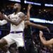 Pemain veteran Los Angeles Lakers, LeBron James.