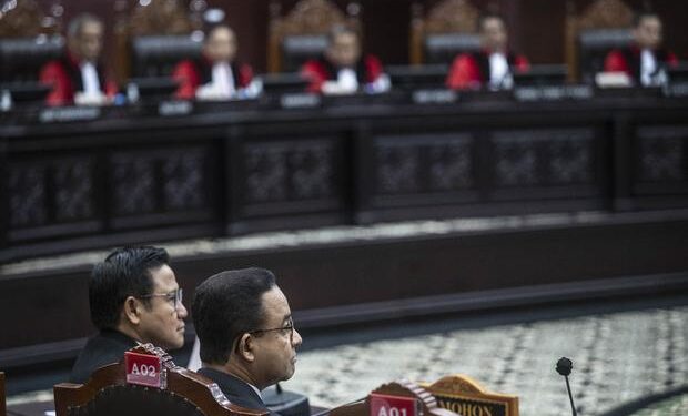 Sidang PHPU Pilpres 2024 di MK.