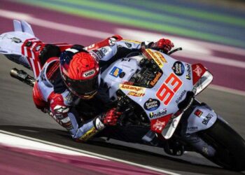 Pembalap Gresini Racing, Marc Marquez.