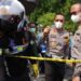 Usai Kecelakaan KM 58, Penerapan Contraflow Dievaluasi 2 Kakorlantas Polri, Irjen Pol. Aan Suhanan dan Kabagops Korlantas Polri, Kombes Pol. Eddy Djunaedi, meninjau lokasi kecelakaan di KM 58 Tol Jakarta-Cikampek, Senin (8/4/2024).