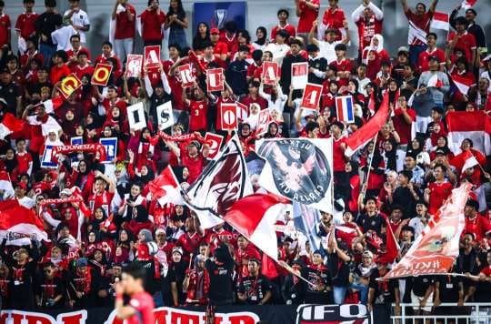 Tiket Nonton Semifinal Piala Asia U-23 Indonesia vs Uzbekistan Ludes 1 Penonton Timnas Indonesia pada laga perempatfinal Piala Asia U-23 Indonesia kontra Korea Selatan, di Stadion Abdullah bin Khalifa, Doha.