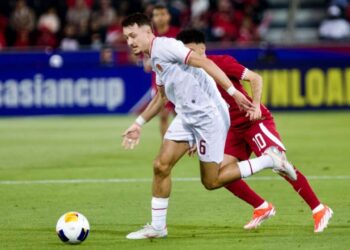 Laga Timnas Indonesia vs Qatar, di Piala Asia U-23.