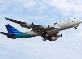 Pesawat Garuda Indonesia.