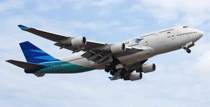 Pesawat Garuda Indonesia.