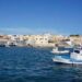 Pemandangan pesisir Pulau Lampedusa paling selatan di Italia.