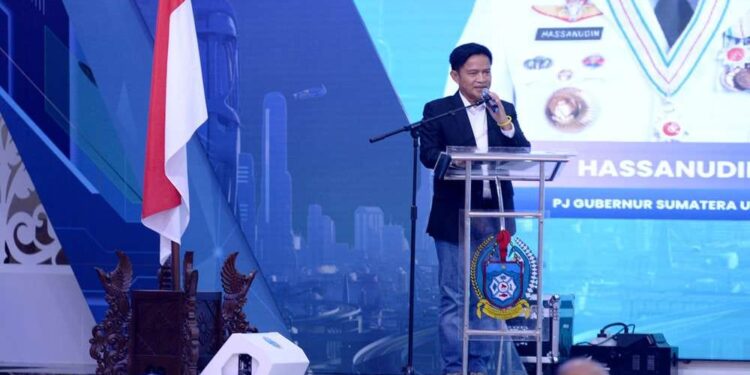 Musrenbang Rencana Pembangunan Jangka Panjang Daerah (RPJPD) Provinsi Sumut tahun 2025-2045, di Aula Raja Inal Siregar, Senin (29/4/2024).