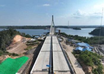 Proyek Pembangunan Jalan Tol Ibu Kota Nusantara (IKN).