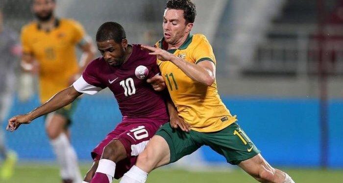 Timnas Australia U-23 gagal lolos ke perempat final Piala Asia U-23 2024 usai bermain imbang tanpa gol lawan Qatar U-23, di Stadion Jassim Bin Hamad, Doha, Minggu (21/04/2024).
